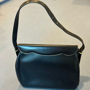Vintage 1950s Leather Handbag